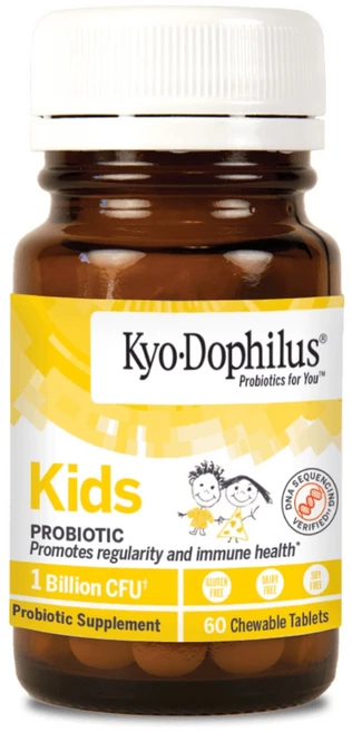 쿄릭 쿄-도필러스 키즈 프로바이오틱 10억 CFU 츄어블 타블렛, 60정, 1개 - 쿠팡