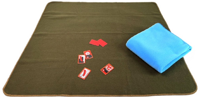 미녀몰 다용도 군용 모포 휴대 담요 고스톱 화투 다림질 캠핑, 1개