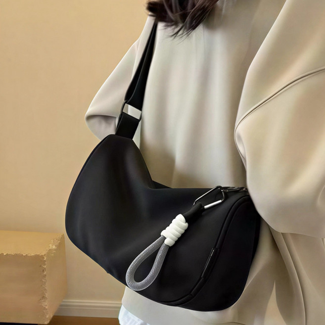 진루이 가벼운 미니 크로스백 여성 반달 숄더백