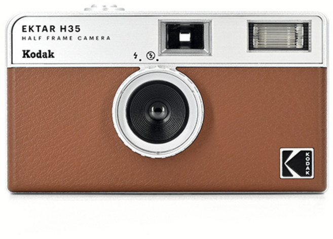 [코닥 선물박스] Kodak 하프 필름카메라 H35 + 코닥 컬러필름 1롤 Set 5종 중 택1, Brown Set (브라운), 1개