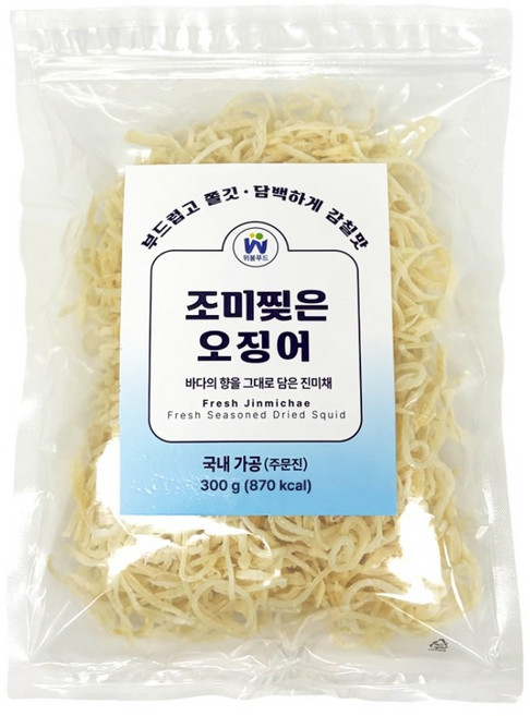 [위붐푸드]진미채 조미 찢은 오징어300g [국내가공], 2개, 300g