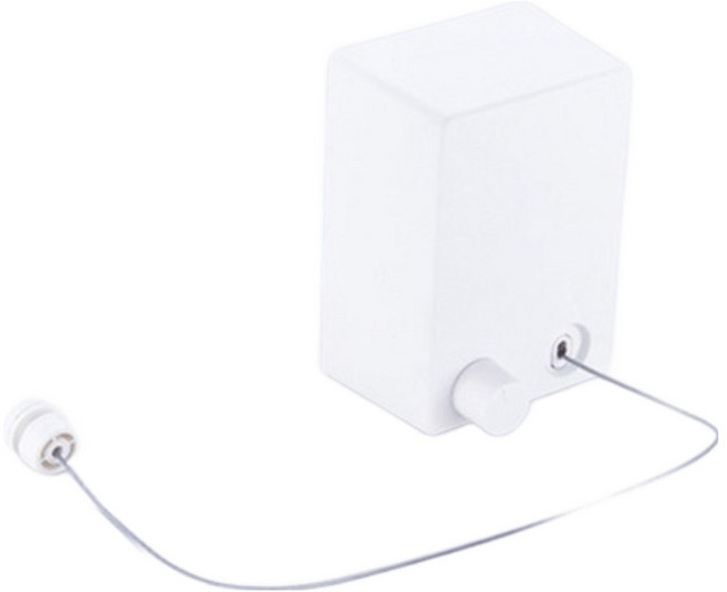 풍선대통령 스마트 1단 와이어빨래줄 다용도 빨랫줄 실내 원룸 베란다 건조대, 화이트, 1개