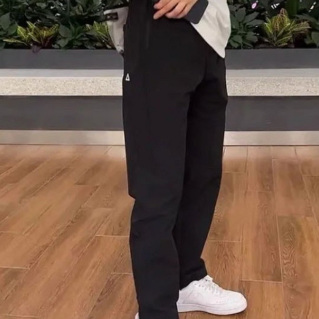 [투습 방수] 남성용 속건 롱팬츠 기능성 삼각 빠른 건조 작업복 바지 루즈핏 캐주얼 워크 쿨링 롱 팬츠