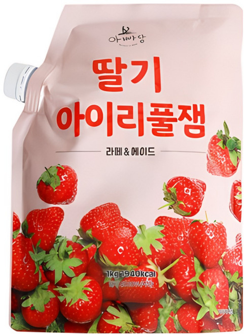 아빠랑 유기농설탕으로 만든 딸기 아이리풀잼 1kg, 1개