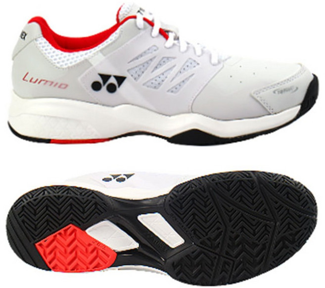 요넥스 파워쿠션 루미오 3 배드민턴화 남녀공용 White/Red