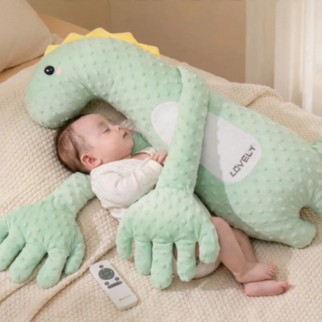 아기 인형 신생아 토닥토닥 인형 애착인형 아기 재우는 토닥인형, 1개, 녹색공용