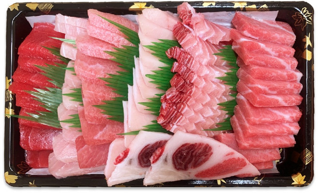 [수강참치] 3~4인분 손질된 참치회 모둠세트 600g, 1개