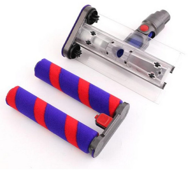 라온 다이슨 청소기 호환 헤드 V7 V8 V10 V11 V15 소프트 롤러, 1개, 듀얼헤드