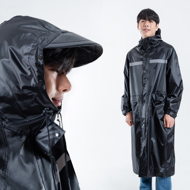 단다니 남자 레인코트 빅사이즈 배달우비 라이더 비옷