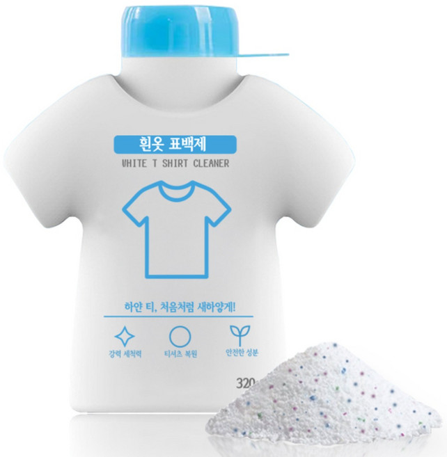 린보 얼룩 제거제 분말 산소표백제 세탁기 손빨래 겸용, 1개, 320g