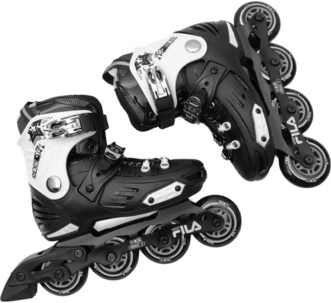 인라인스케이트 NRK JUNIOR 어린이 주니어 사이즈조절 고급형 쿨메쉬원단, 1개, 블랙화이트