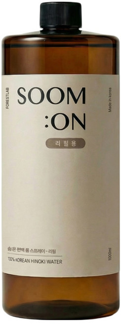 국내산 숨온 천연 피톤치드 집먼지 진드기 새집증후군 제거 편백수 오일 스프레이 냄새 탈취제, 1개, 1L