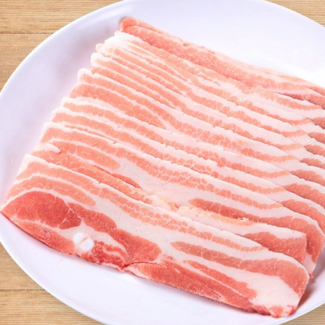 삼형제고기 냉동 대패 삼겹살, 1kg, 6개