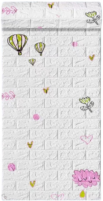 타오진 접착식 폼블럭 이음새 없는 보온 단열 폼타일 70cm x 20m, 1개, 풍선을