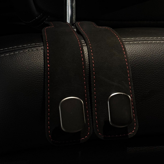 마케시 쏘클린 헤드레스트 후크세트, 블랙, 2개