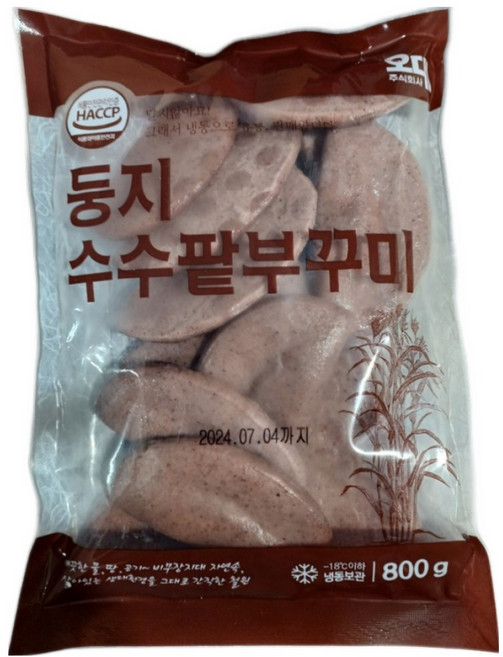 [철원오대식품] 둥지수수팥부꾸미, 800g, 6개