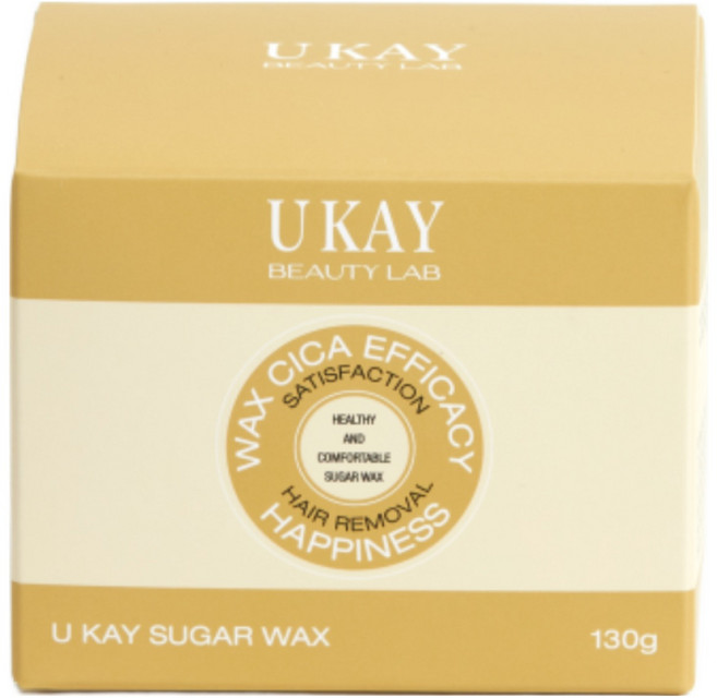 유케이 셀프 왁싱 임산부 브라질리언 제모 항문 비키니 슈가링 왁싱키트, 1개, 유케이왁싱세트(무슬린천+스파츌라 포함), 130ml