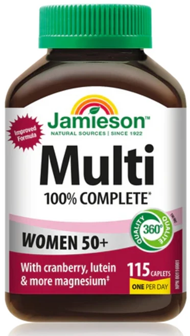 자미에슨 컴플리트 50세이상 여성 멀티비타민, 1개, 115정 - 쿠팡