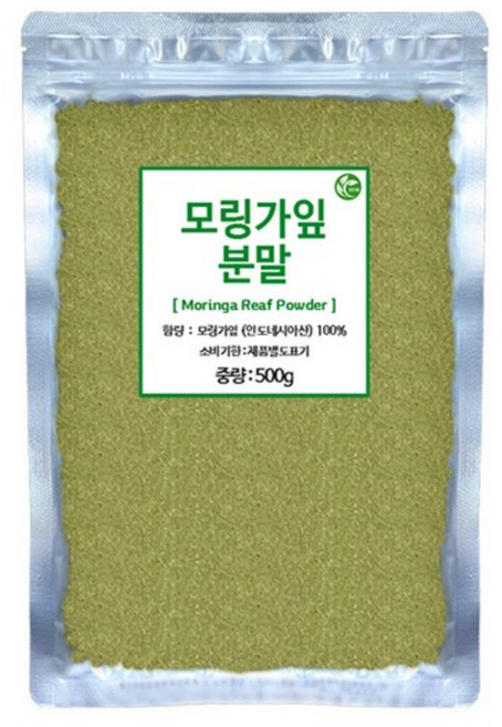 신영몰 모링가잎 모링가 분말 가루 인도네시아산 모링가잎만 사용, 1개, 500g