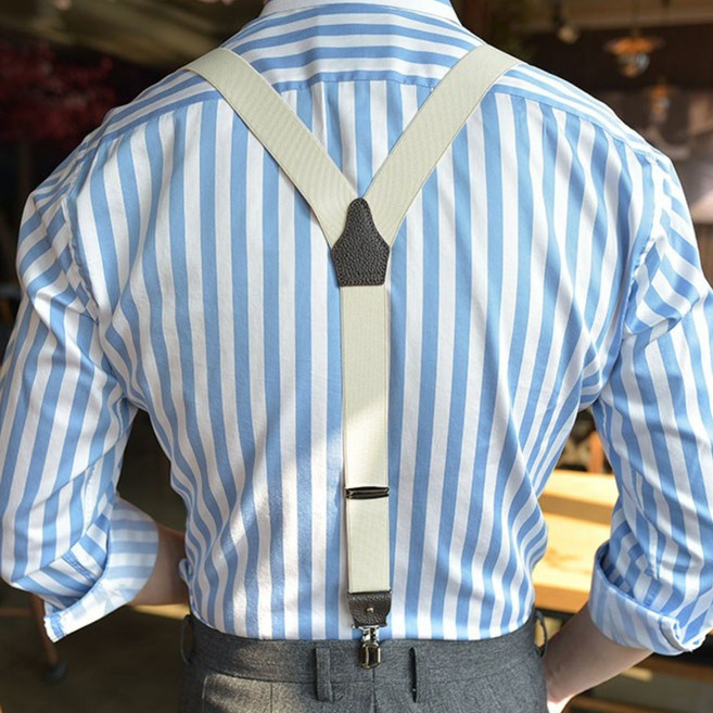 벨기에산 웨빙 남자 서스펜더 남성 멜빵