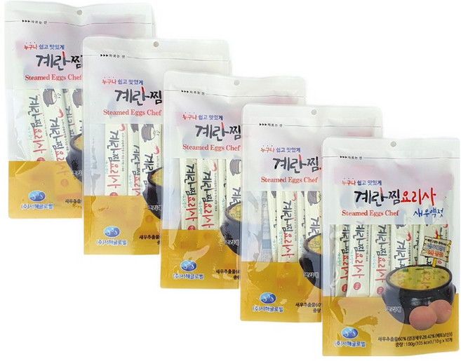 계란찜요리사 새우액젓, 100g, 5개