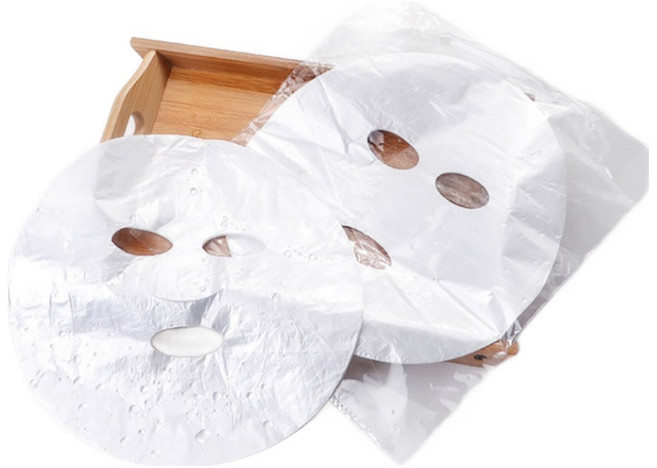 [우와유] 투명 일회용 얼굴 비닐팩 얼굴 비닐랩, 1000개