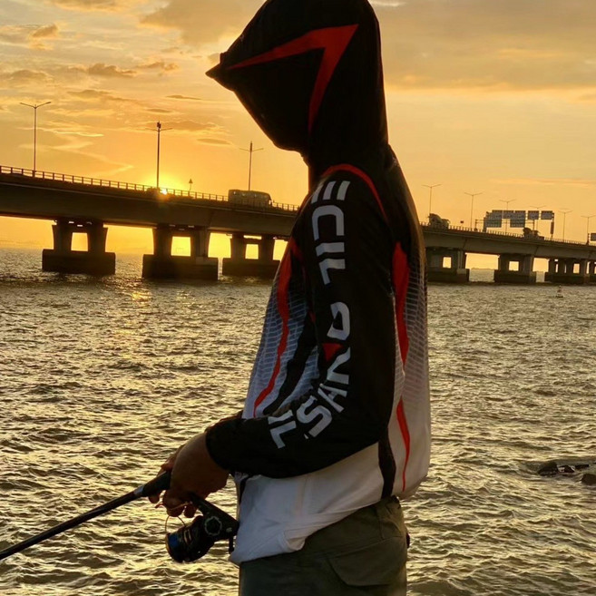 여름 낚시복 낚시바지 후드 자외선차단 아이스 긴팔 의류 자외선 통기성