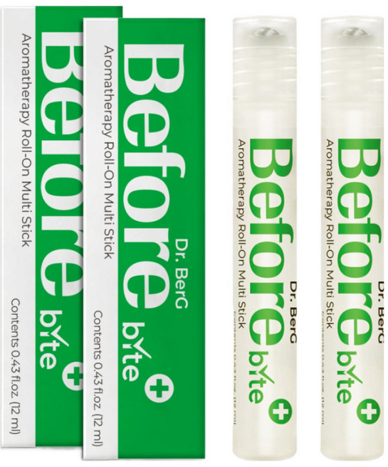 닥터버그 비포 바이트 아로마 롤온 스틱, 12ml, 2개
