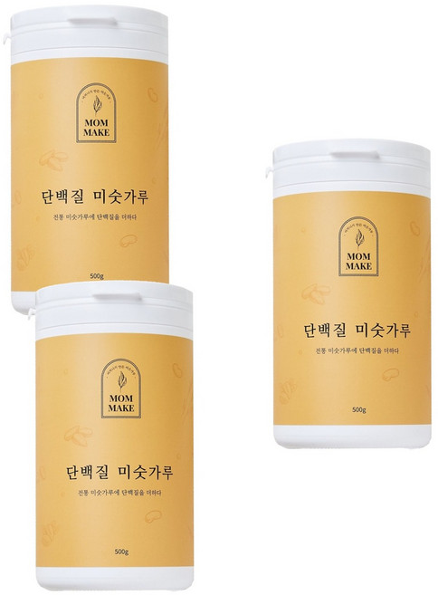 맘메이크 단백질 미숫가루, 500g, 3개