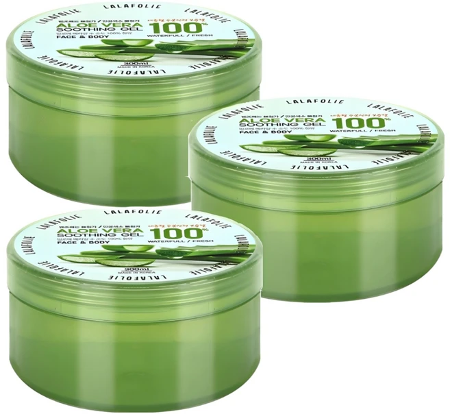 라라폴리 알로에베라 100% 수딩젤, 300ml, 3개 - 쿠팡
