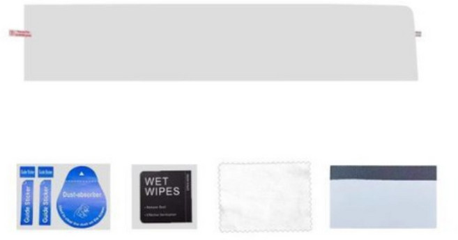 미르파크 디올뉴코나 호환 인포테인먼트 네비게이션 보호필름, 1GB, 네비게이션 + 공조기 보호필름(초고투명)