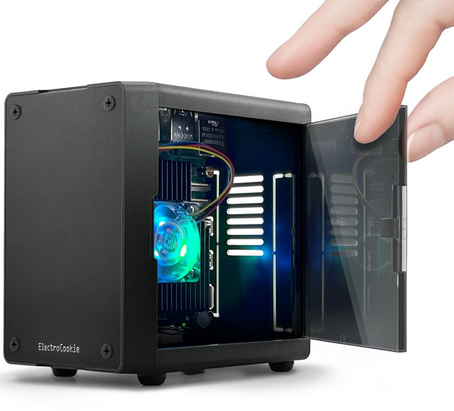 라즈베리파이5 미니PC 방열 케이스 [SD], 1개