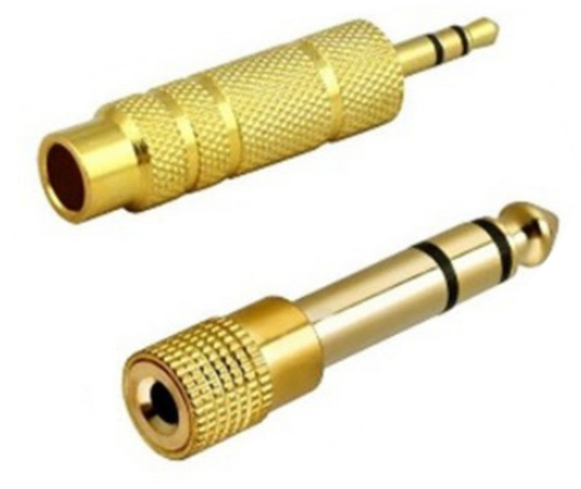 스테레오 젠더 3.5파이 to 5.5파이 5.5 to 3.5 to 5.5 스피커 앰프 마이크 헤드폰 변환젠더 이어폰변환잭 55잭 3.5mm 5.5mm JNHKR, (A)젠더_5.5(F/암) -> 3.5(M/수), 1개