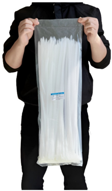 에덴표 특대형 케이블타이, 화이트, 100개