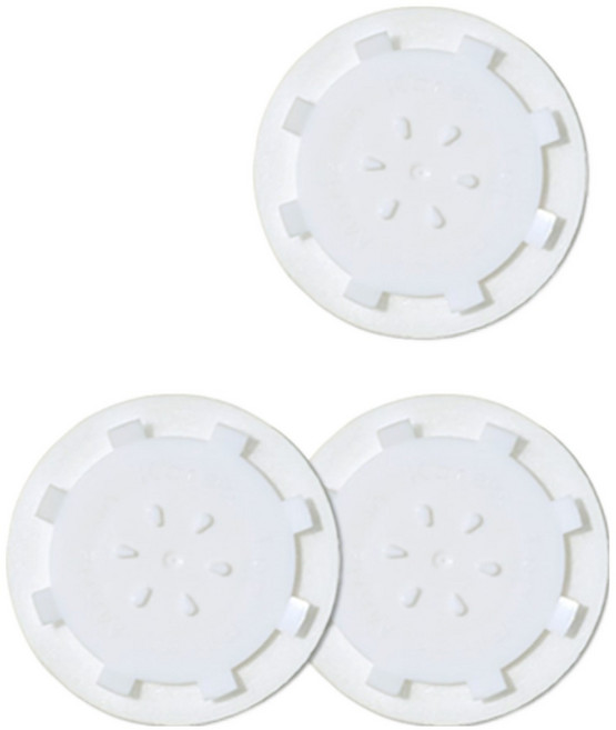 아토젯 닥터아토젯 샤워기 호환필터 [이온폴리스], 1세트, 염소 녹물 제거 헤드 필터 3개입