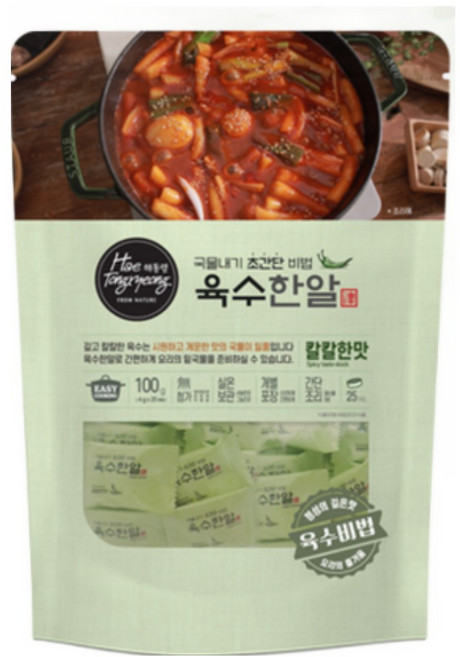 해통령 육수한알 칼칼한맛 (25개입) 6팩, 1세트, 600g