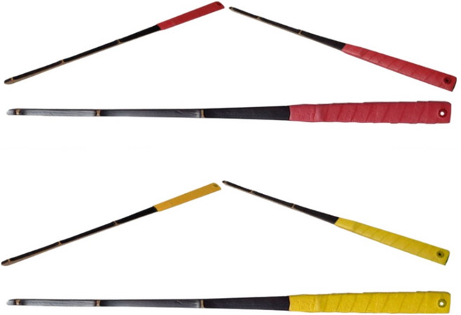 고고장구용 열채-채가방 너슬 포함, 빨강, 노랑, 1개