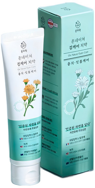 온치약 잇몸 케어 치약 고체 임산부 치주염 치은염 천연 생약추출, 3개, 130g