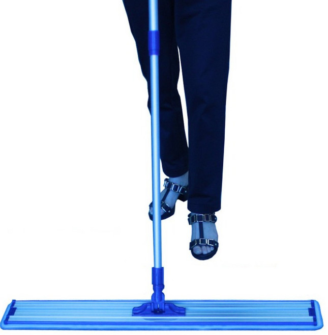 HappyZone 특허받은 알루미늄밀대 바닥 마루 물걸레용&먼지제거(토끼털형은흡수력강함) 빌딩 식당 업소 학교 체육관 관공서 초극세사/(B타잎38) (C타잎56) (D타잎87)cm, 3개, 걸레만(기계없음), 블루(토끼털형)