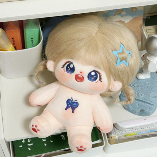 티니숲속 20cm 인형 루비 아이돌 무속성 솜 인형 유골 뼈깅 솜뭉치, 20cm인형 루비, 1개