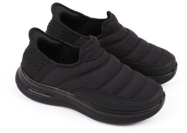 행텐 패딩 기모 바로신는 이지핏 슬립온 EZF-73707 남여 방한화 폭신폭신 쿠션창