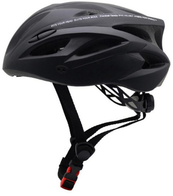 엑셀레이터 초경량 자전거 싸이클 인라인 킥보드 어반 헬멧 (성인 남녀 공용), 블랙, 1개