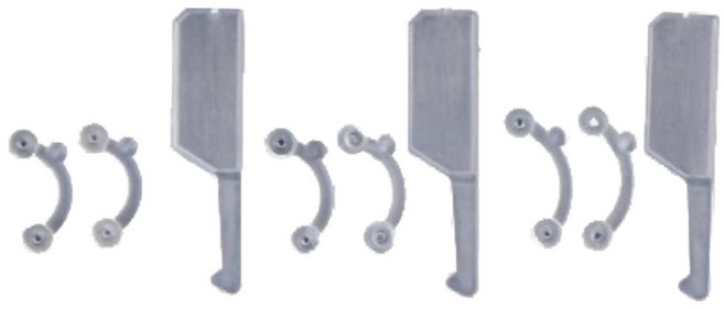 에쉬울프 투명 실리콘 코뽕 3종 세트, 1세트, 단일