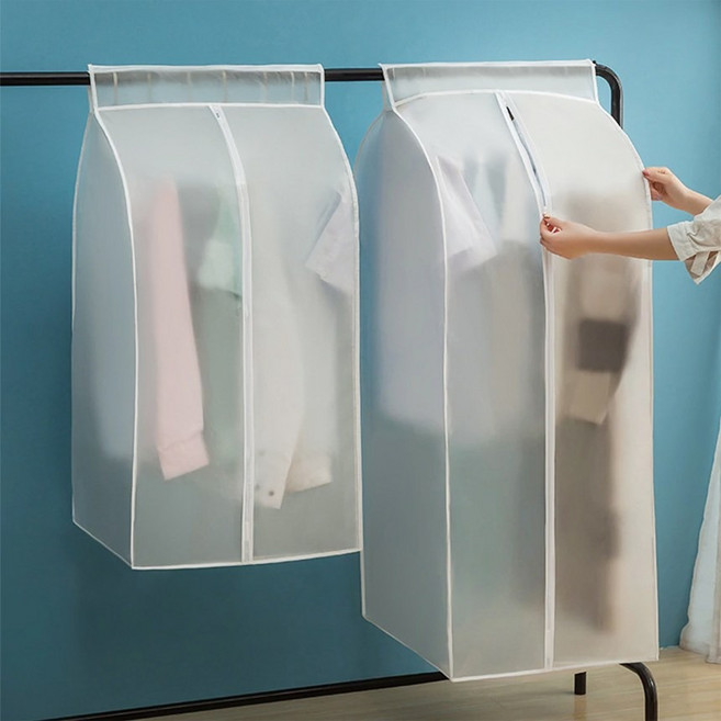 투명 옷커버 와이드 옷장 의류보관 커버, 1개, 1개입