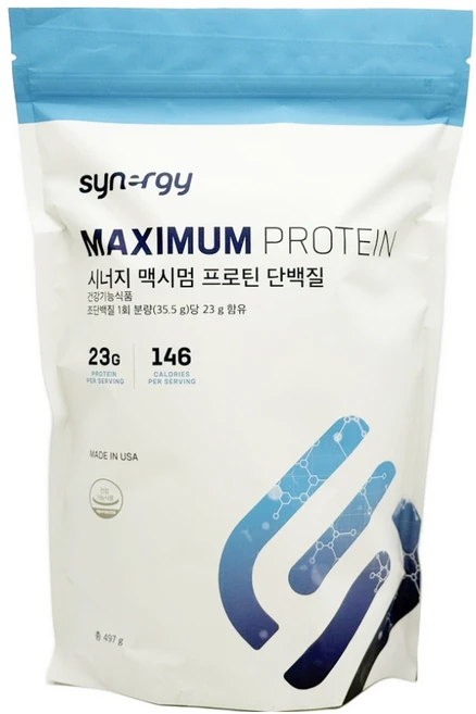 시너지 맥시멈 프로틴 497g, 1개 - 쿠팡