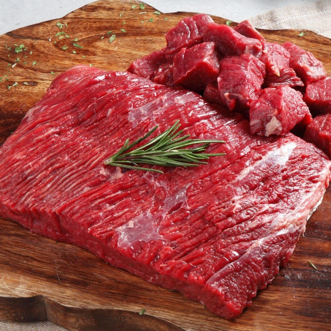 [농협안심한우] 1등급 한우 국거리(세절) 400g x 2팩, 2개