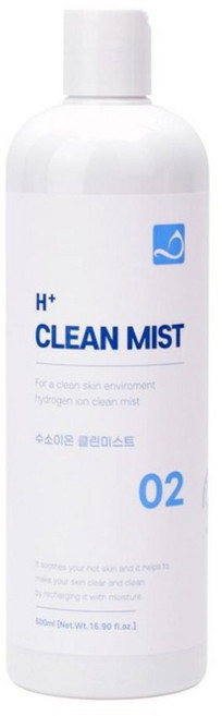 수소이온 클린 워터 하양이, 500ml, 1개