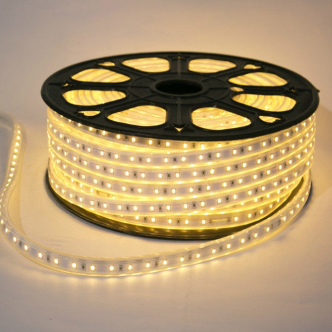 올판 색상 다양 AC 220V 방수 일반 LED 15m 논네온 바 LED간접조명, 1개, 일반 LED 전구색 15m