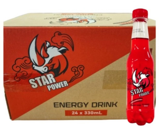 베트남 스타파워 딸기맛 에너지 음료 330ml - 쿠팡