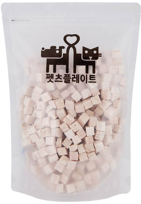 펫츠플레이트 반려동물 트릿 동결건조간식, 치킨, 300g, 1개